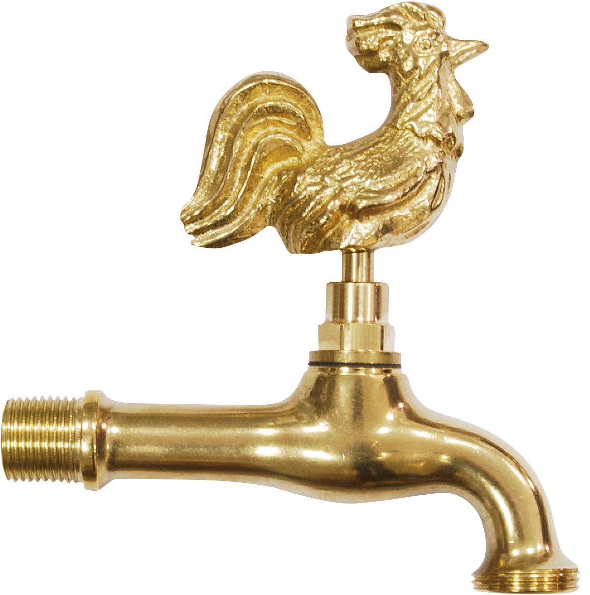boutt-405c-robinet-de-jardin-fontaine-canard-laiton-15x21-20x27 image 4