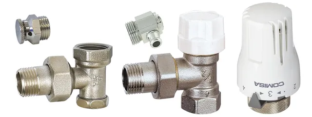 boutt-kit-radiateur-querre-m15x21-avec-t-te-thermostatique-5-pi-ces image 1