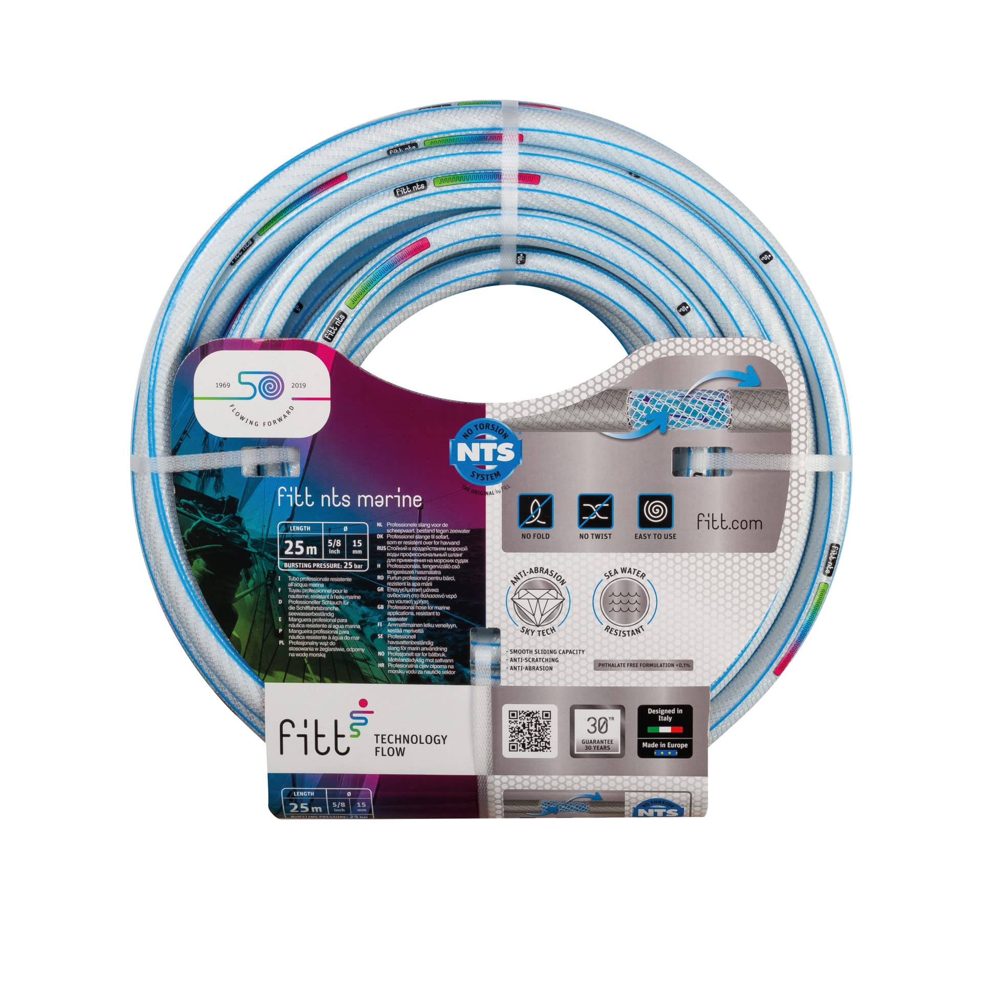 fitt-nts-marine-5-8-25-m-tuyau-nautique-intensif-eau-de-mer-piscines image 1