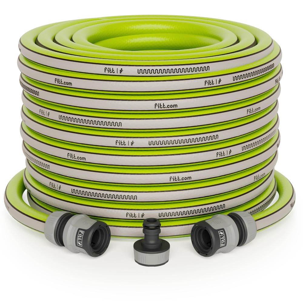 fitt-kiuma-30-m-tuyau-jardin-l-ger-flexible-anti-n-ud-avec-raccords image 1