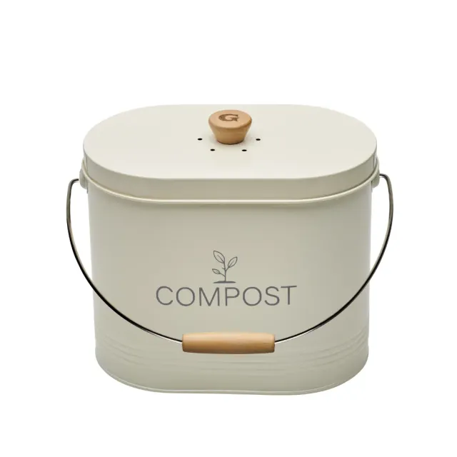 guillouard-seau-compost-ovale-7l-avec-filtre-beige image 1