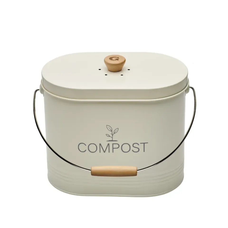 guillouard-seau-compost-ovale-7l-avec-filtre-beige image 1