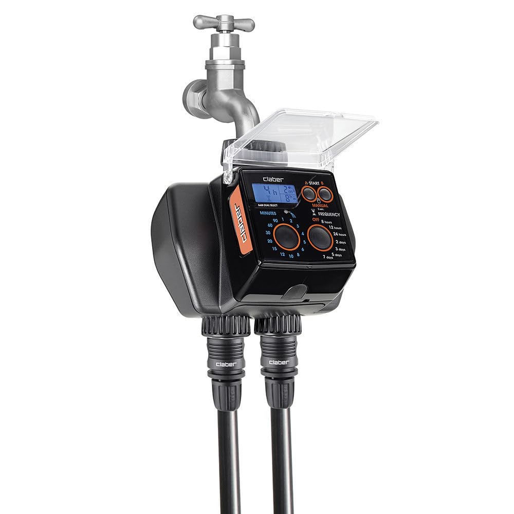 claber-dual-select-programmateur-d-arrosage-automatique-2-voies image 2