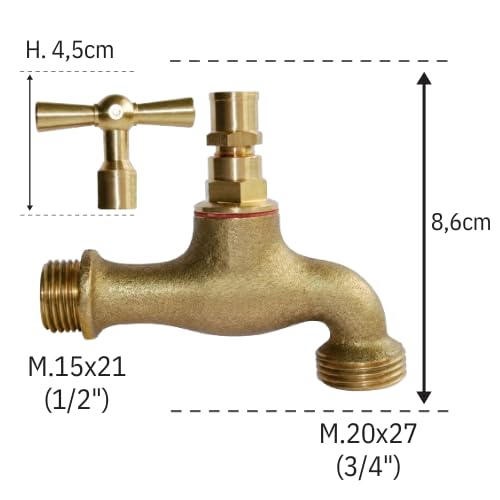 boutt-robinet-verrouillable-clapet-laiton-cl-15x21 image 3