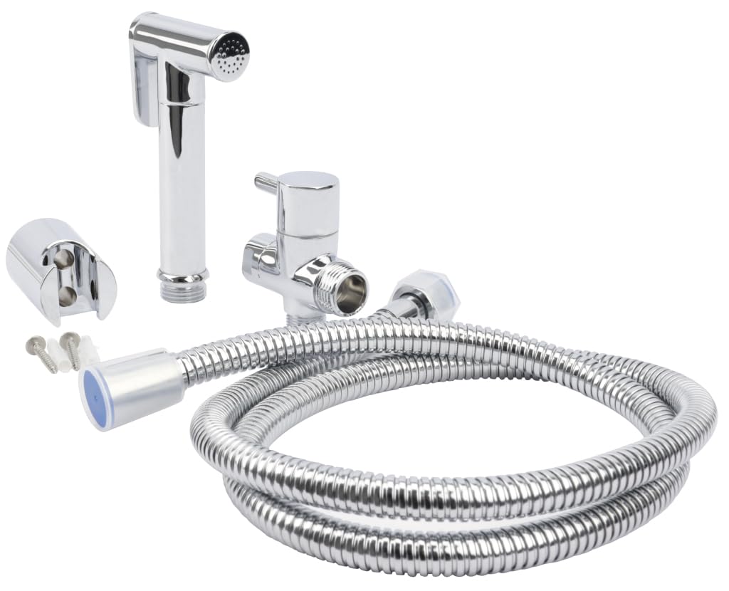 boutt-kit-douchette-wc-3-voies-flexible-1-25-m-support image 1
