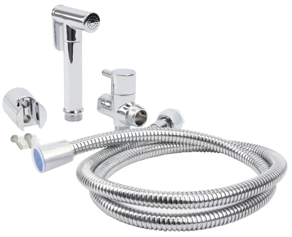 boutt-kit-douchette-wc-3-voies-flexible-1-25-m-support image 1