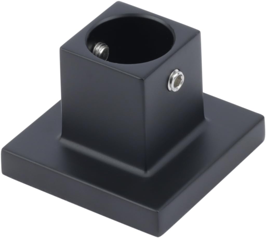 boutt-ensemble-douche-noir-carr-pomme-flexible-fixation-murale image 3