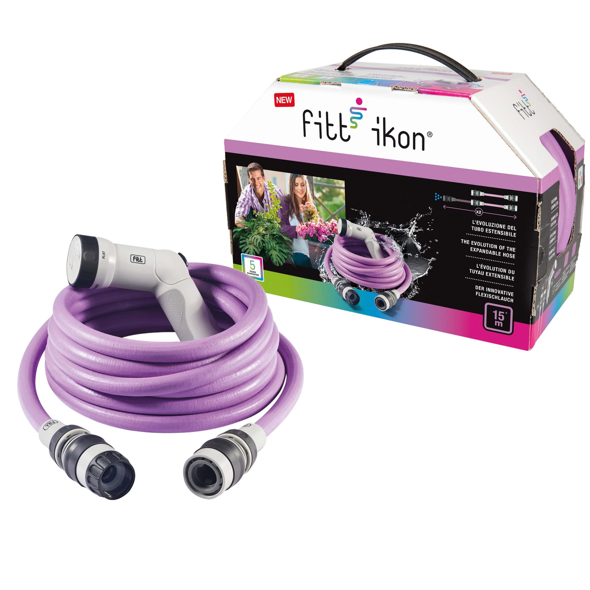 fitt-ikon-15-m-lavande-tuyau-extensible-avec-pistolet-multi-jet image 5
