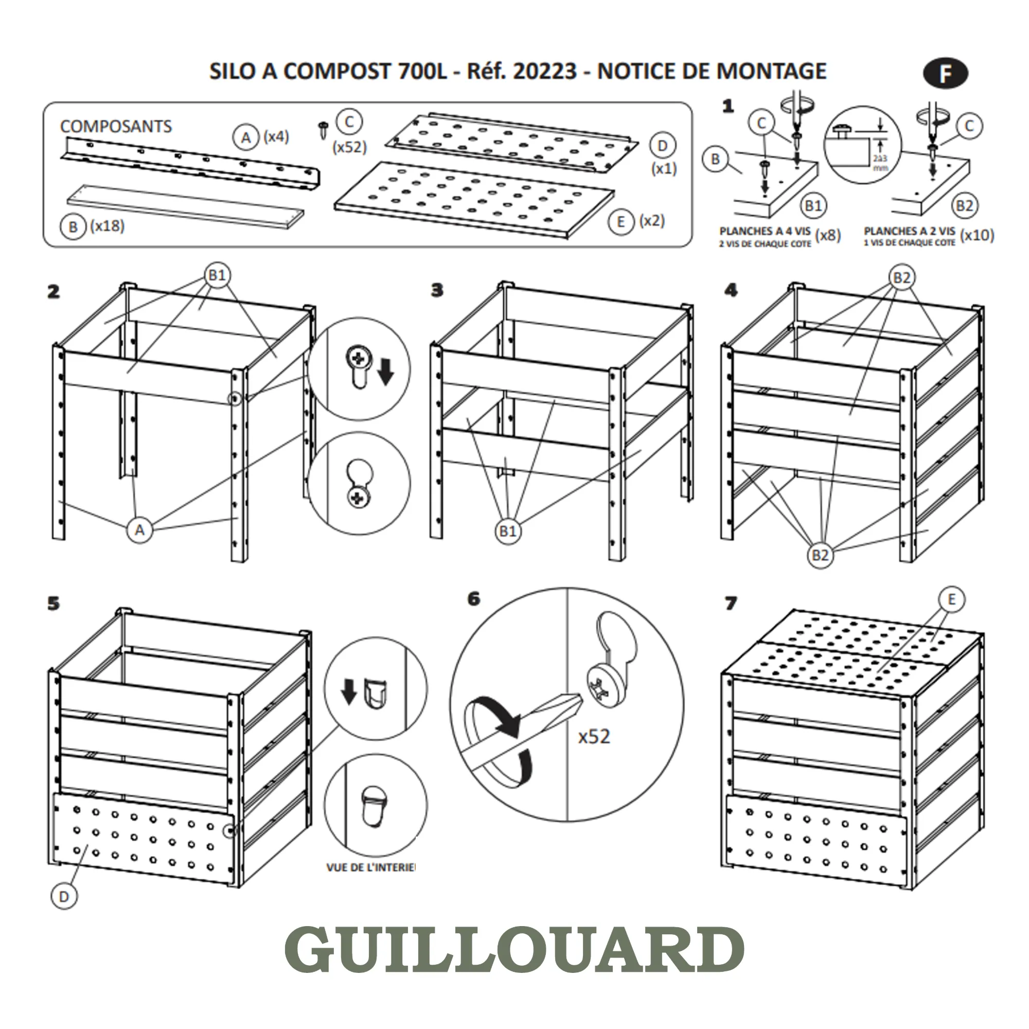 guillouard-composteur-700l-bois-classe-3-autoclave-acier-galvanis image 4