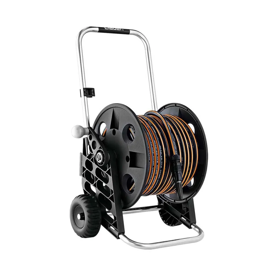 claber-kit-pronto-30-chariot-d-vidoir-aluminium-avec-tuyau-30-m-et-lance image 1