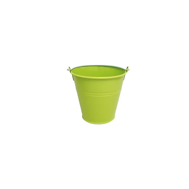 guillouard-seau-vas-20-cm-3-5l-vert-olive-acier-galvanis image 1