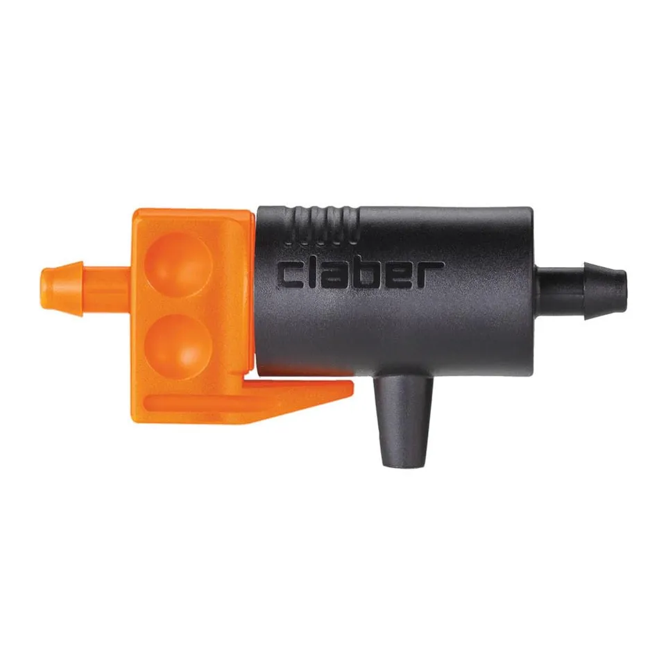 claber-goutteur-en-ligne-r-glable-0-6-l-h-sachet-50-pi-ces image 1