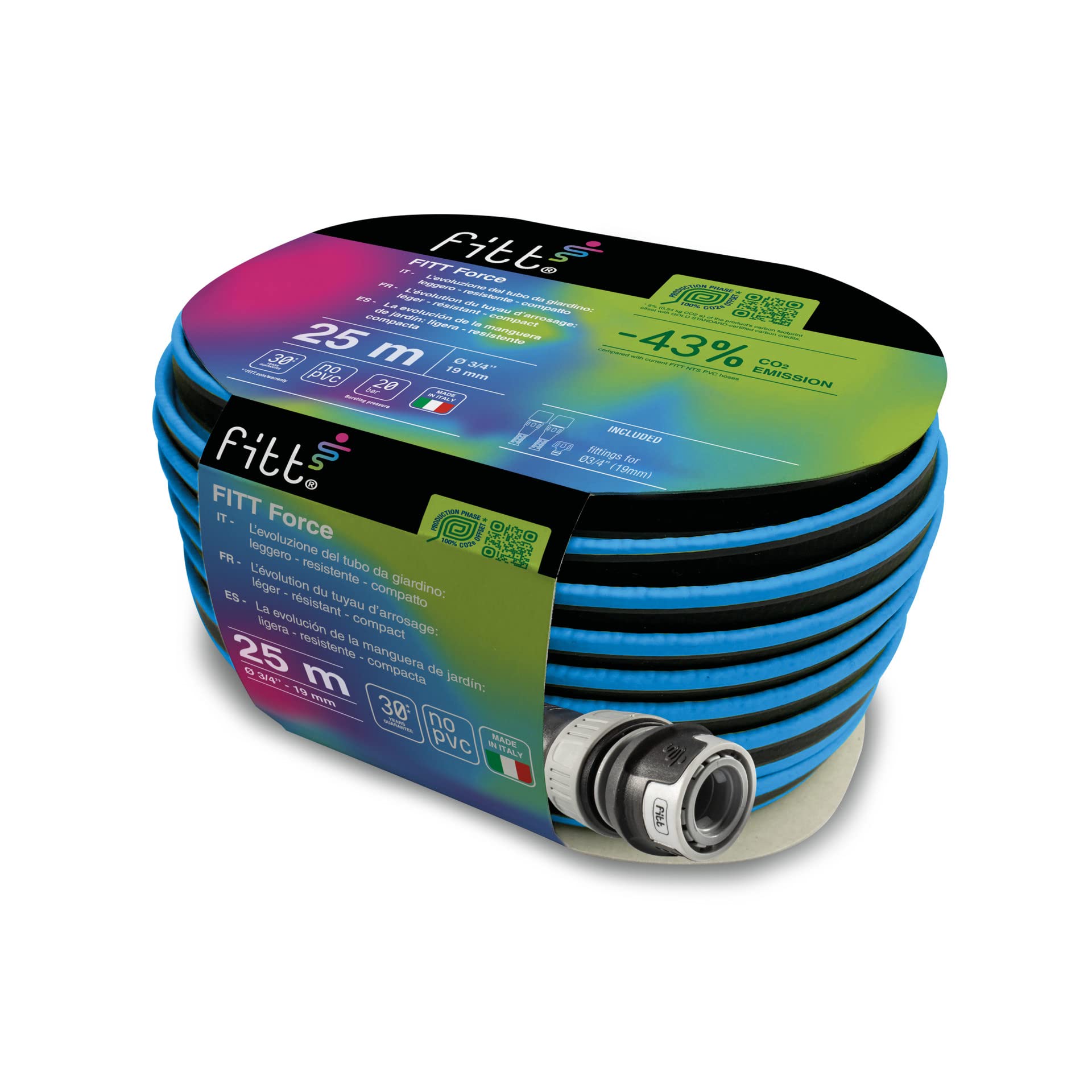 fitt-force-3-4-25-m-bleu-tuyau-d-arrosage-l-ger-et-compact image 3
