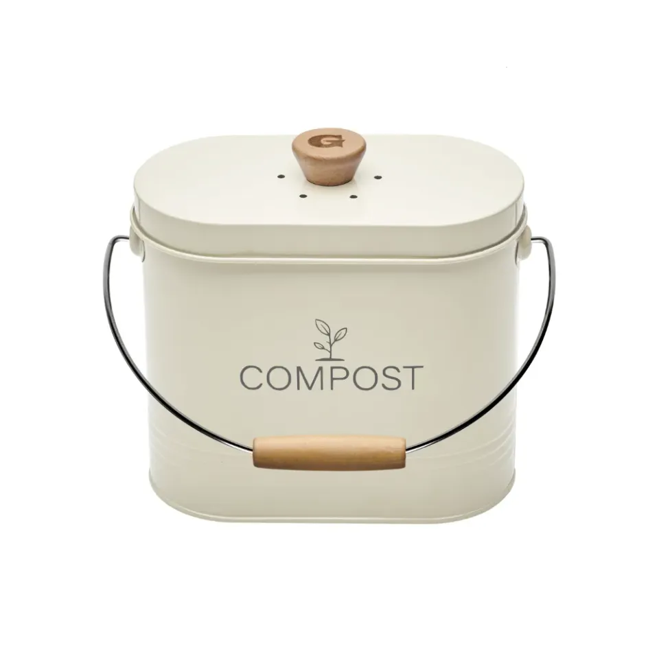 guillouard-seau-compost-ovale-3l-avec-filtre-beige image 1
