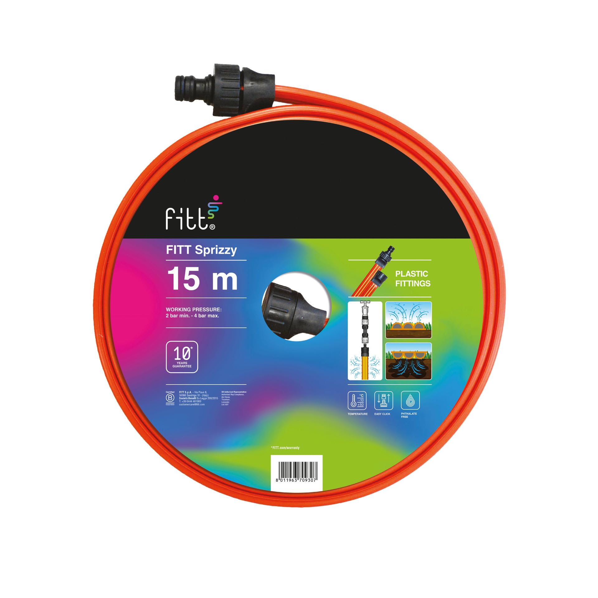 fitt-sprizzy-7-5-m-tuyau-plat-perfor-3-voies-arrosage-et-impr-gnation image 5