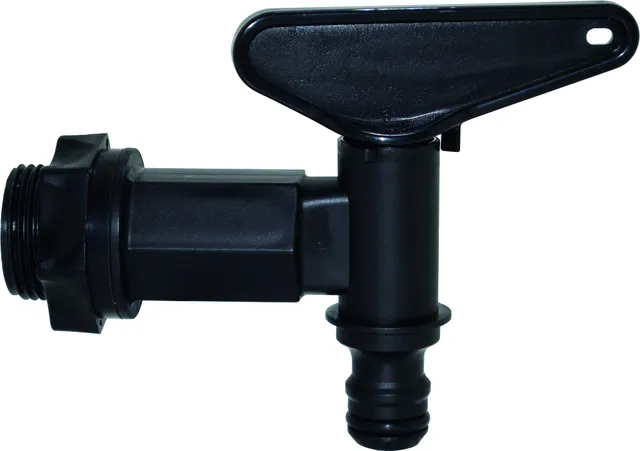 boutt-robinet-de-cuve-plastique-pehd-1-4-tour-nez-automatique-universel-noir image 1