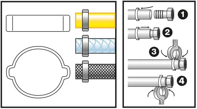 boutt-zco09-colliers-de-serrage-oreilles-en-acier-x2-7-9-mm-argent image 1