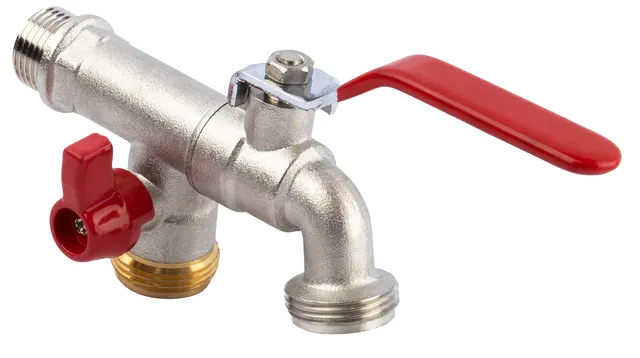 boutt-r152-robinet-laiton-1-4-tour-15x21-double-sortie-20x27-avec-prise-programm image 1