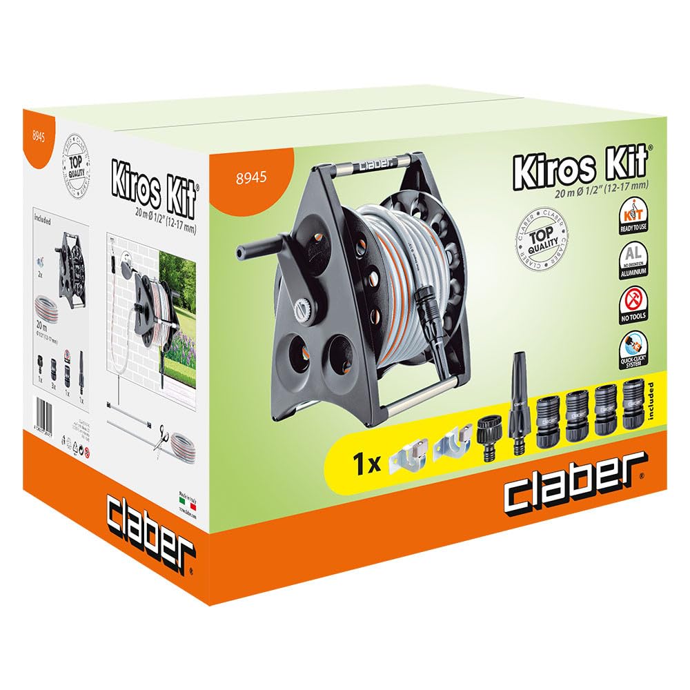 claber-kiros-kit-d-vidoir-mural-aluminium-avec-tuyau-20-m-et-lance image 3