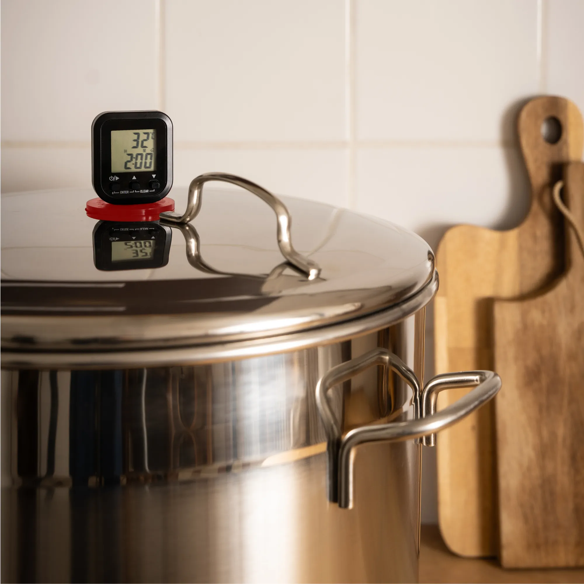 guillouard-thermom-tre-digital-gaine-inox-25-cm-avec-minuterie image 3