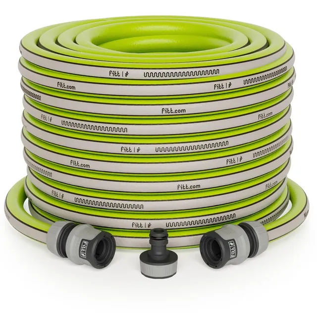 fitt-kiuma-30-m-tuyau-jardin-l-ger-flexible-anti-n-ud-avec-raccords image 1