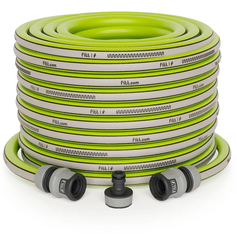 fitt-kiuma-30-m-tuyau-jardin-l-ger-flexible-anti-n-ud-avec-raccords image 1