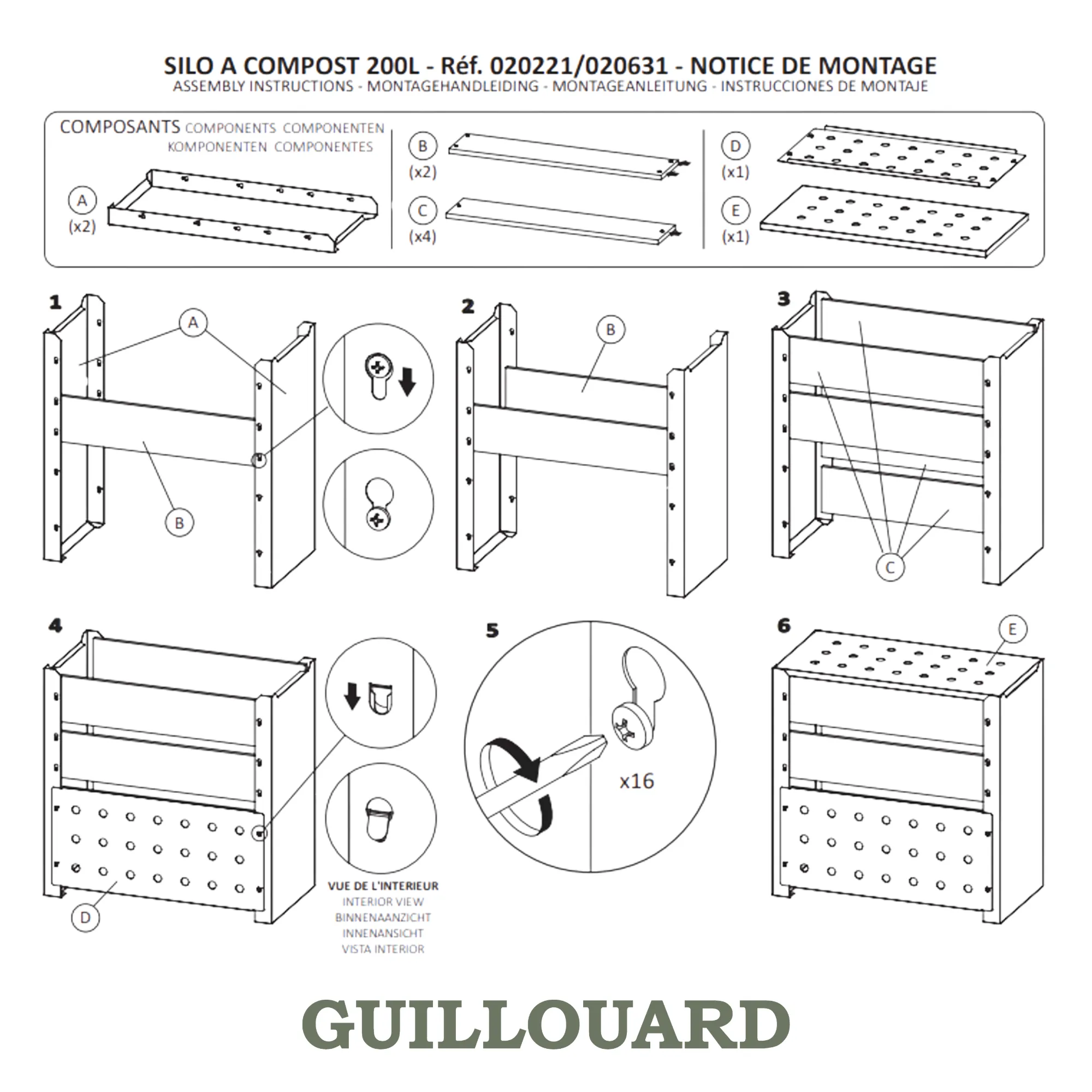 guillouard-composteur-en-bois-de-jardin-200l image 6