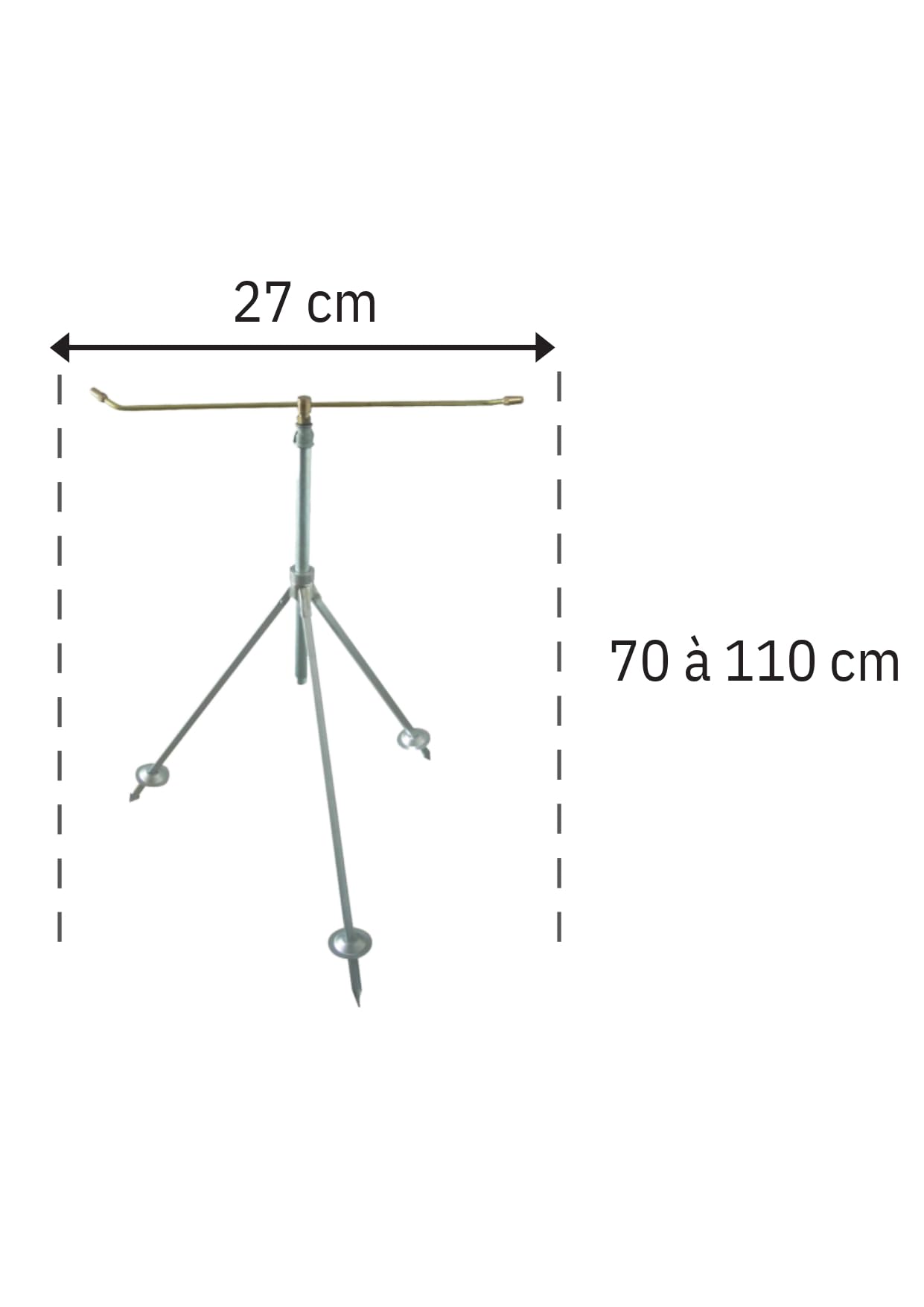 boutt-0184255-th-arroseur-rotatif-sur-tr-pied-70-cm-tout-m-tal-452-m image 2