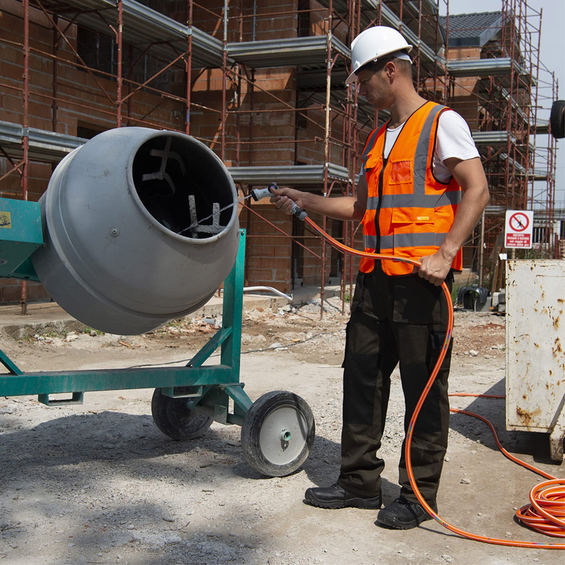 fitt-nts-work-3-4-50m-tuyau-chantier-haute-visibilit-orange image 3