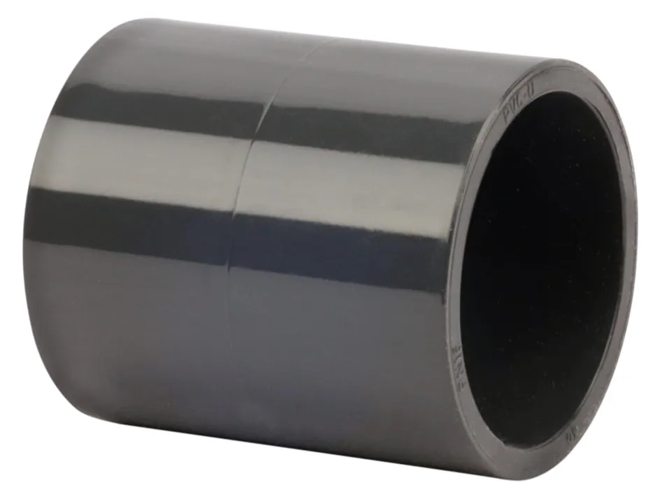 boutt-manchon-pvc-coller-droit-50-mm-pour-tube-pvc-pression image 1