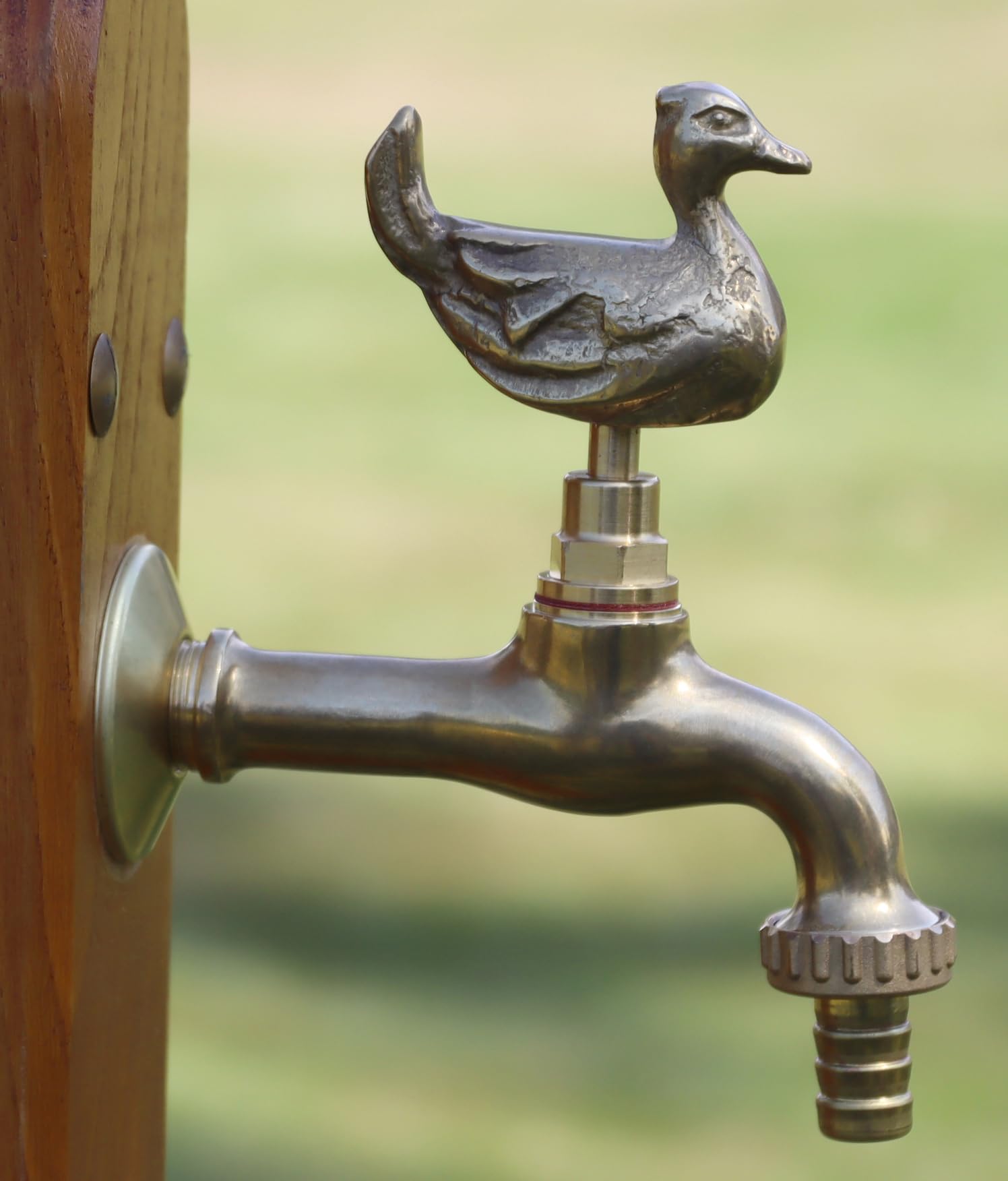 boutt-405c-robinet-de-jardin-fontaine-canard-laiton-15x21-20x27 image 2