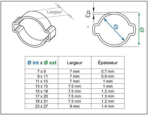 boutt-zco09-colliers-de-serrage-oreilles-en-acier-x2-7-9-mm-argent image 7