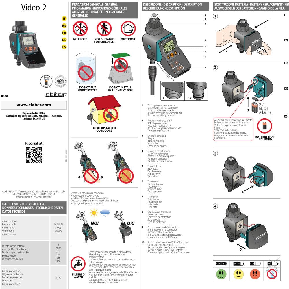 claber-aquauno-video-2-programmateur-arrosage-automatique-1-voie image 5