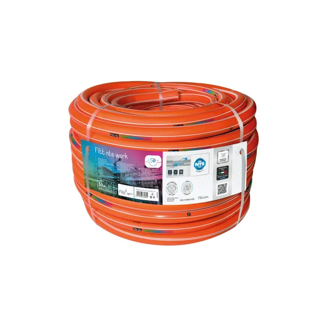 fitt-nts-work-3-4-50m-tuyau-chantier-haute-visibilit-orange image 1