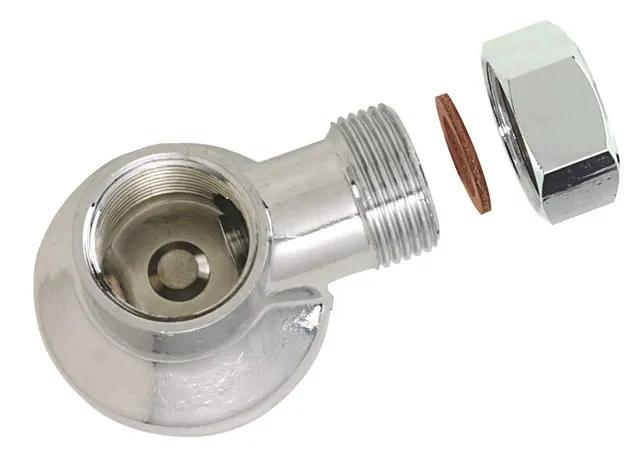 boutt-3177346-ac10c-applique-laiton-collet-battu-tube-14-femelle-15x21-chrom-e image 1