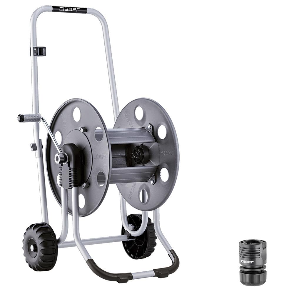 claber-metal-60-chariot-d-vidoir-en-m-tal-pour-tuyau-d-arrosage-85-m image 2